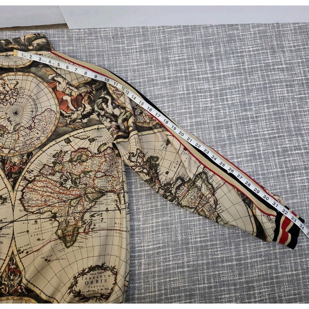 G-Style Global Conquer Track Jacket Full Zip Men's L Tan Graphics - Picture 5 of 9